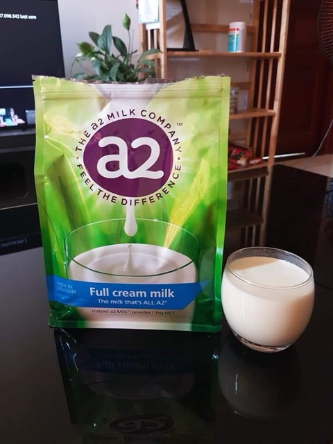 Sữa tươi A2 dạng bột nguyên kem - A2 Instant Milk Powder Full Cream 1kg (Của Úc)