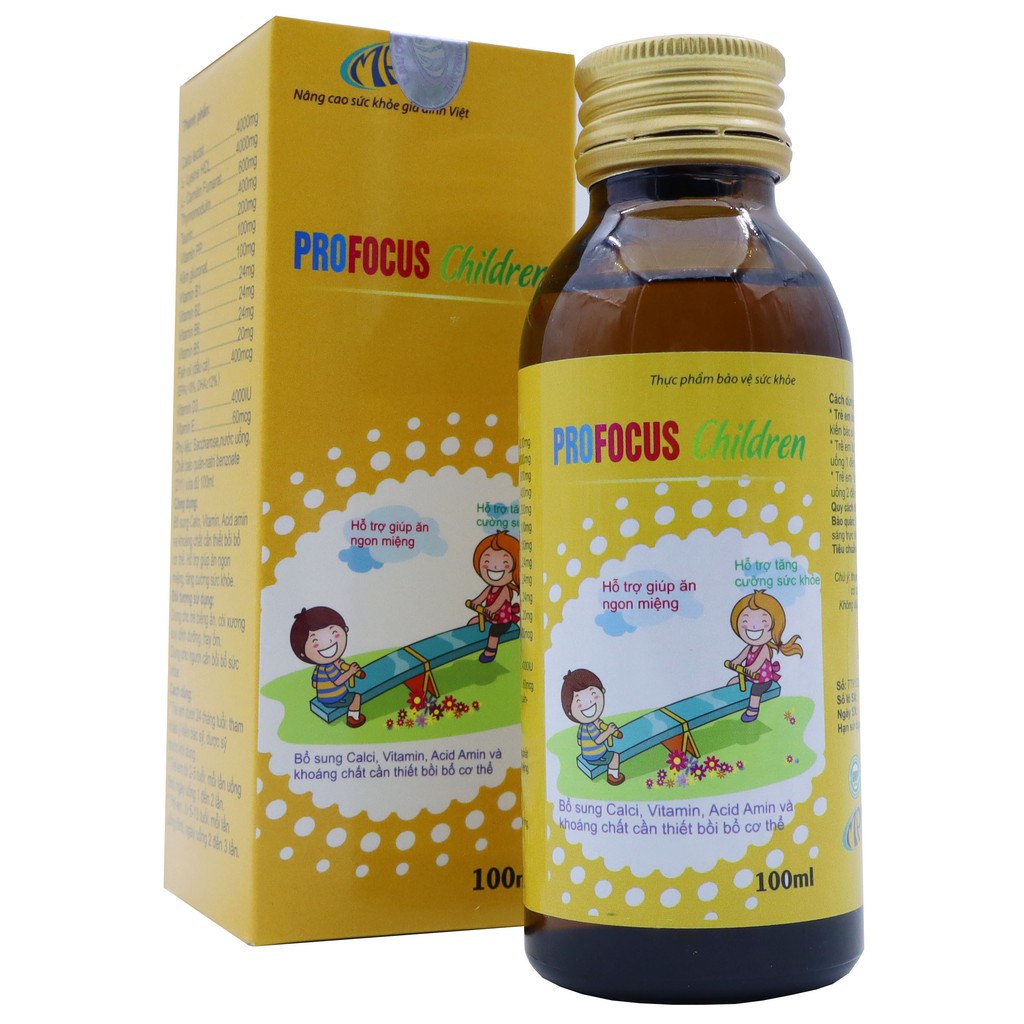 Vitamin tổng hợp cho bé ProFocus Children - Bổ sung đầy đủ dưỡng chất cho bé phát triển toàn diện về thể chất và trí tuệ