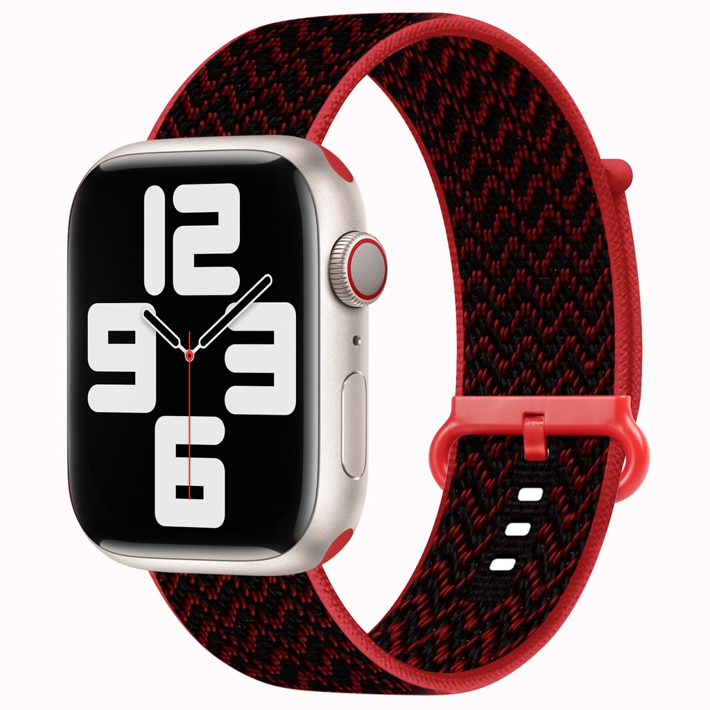 Dây Nylon Kiểu Dáng Thể Thao Cho Đồng Hồ Thông Minh Apple Watch Ultra Series 8 7 6 5 Se 40mm 49mm 41mm 45mm 44mm