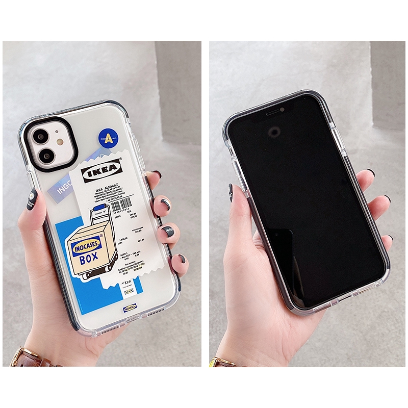 iPhone 12 Ốp điện thoại mềm in logo IKEA cho iPhone 11 Pro MAX i7 i8 plus XR XS MAX iPhone XS | BigBuy360 - bigbuy360.vn