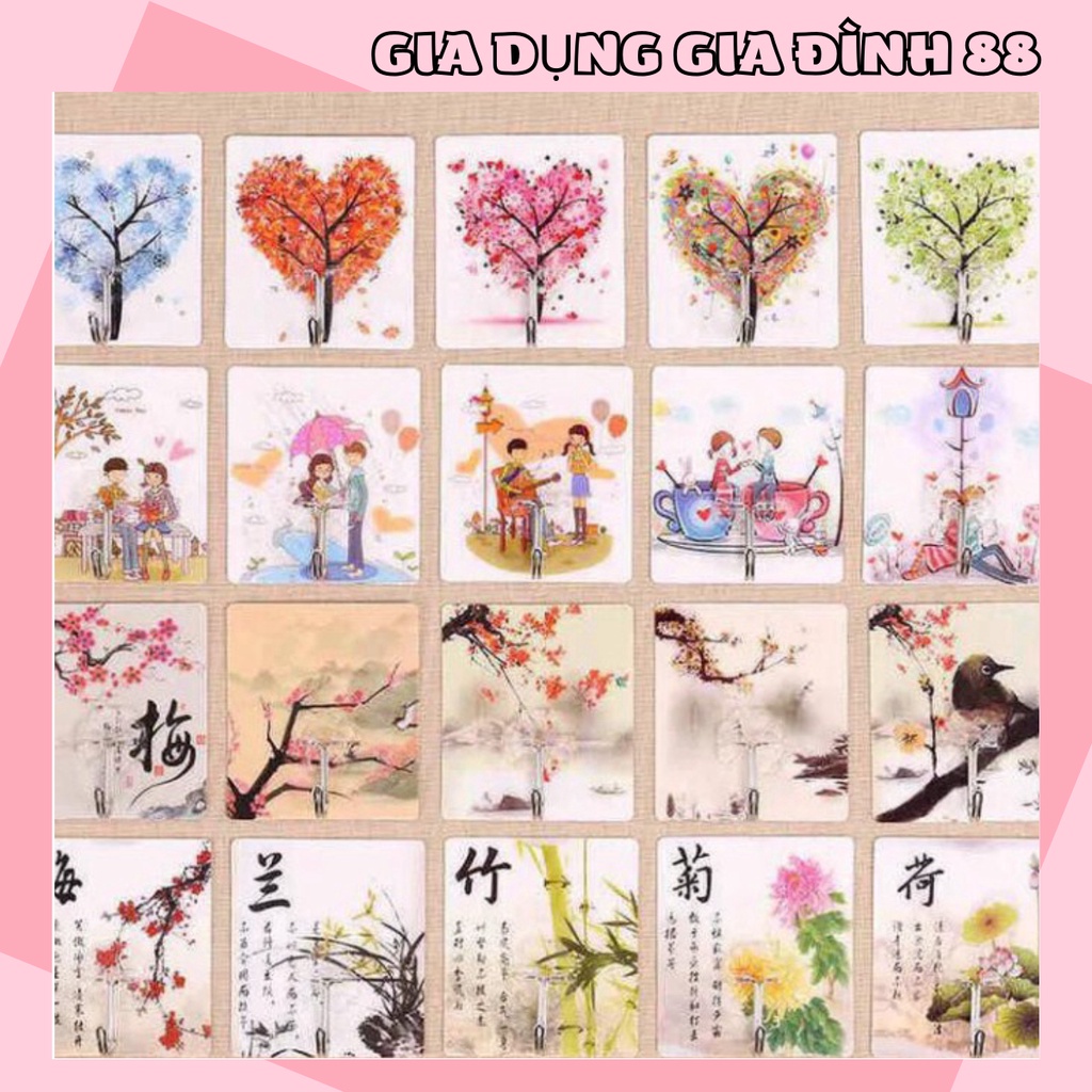 Móc Dán Tường Siêu Dính, Siêu Dễ Thương 88126 Shop Gia Dụng Gia Đình 88