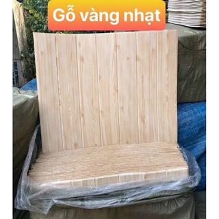 Xốp dán tường 3D giả gỗ kt 70*77cm