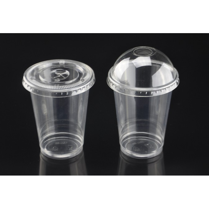 [NOWSHIP] 50 Cốc Nhựa PP 360 - 500 - 700ML Có Nắp Cốc Nhựa Dùng 1 Lần  - Đựng Đồ Uống - Có Thể Dùng Được Màng Ép Ly