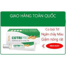 Thương hiệu COTRIPRO  Gel Cotripro hỗ trợ giảm đau cho người bị trĩ, táo bón nứt hậu môn (25g)