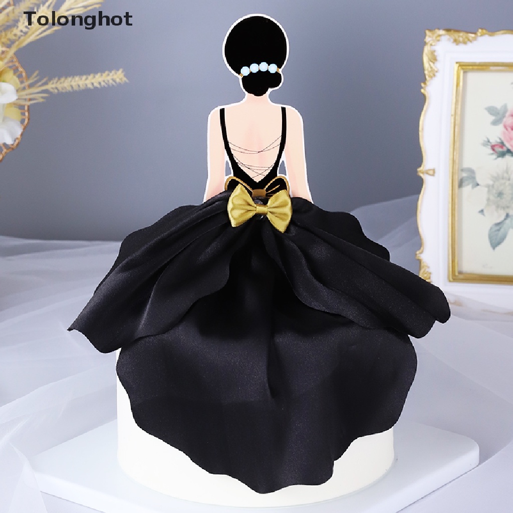 Chân Váy Lưới Lụa Lưng In Chữ Happy Birthday Dùng Trang Trí Bánh Kem