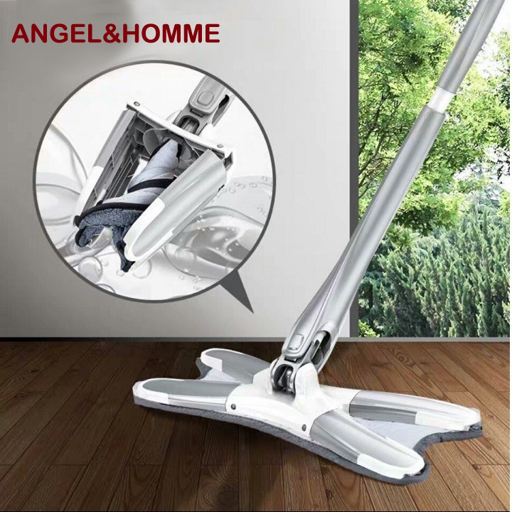 ☆Quận 5 . Có nowship★Cây lau nhà Chổi lau nhà tự vắt thông minh thế hệ mới hàng Cây lau nhà Máy lau nhà tự áp thông minh