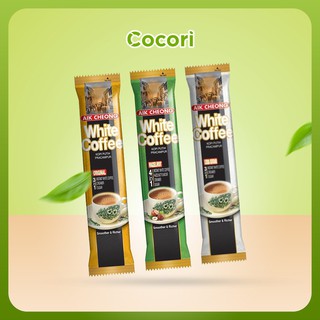 Cà Phê Trắng White Coffee Hòa Tan Cafe Malaysia Combo 3 Gói 40 Gam