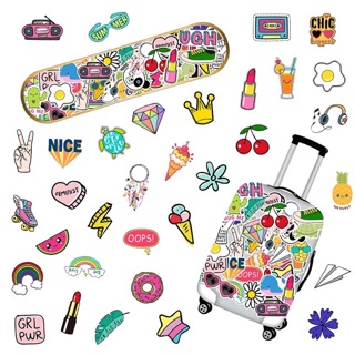 Set 10 sticker dán cute