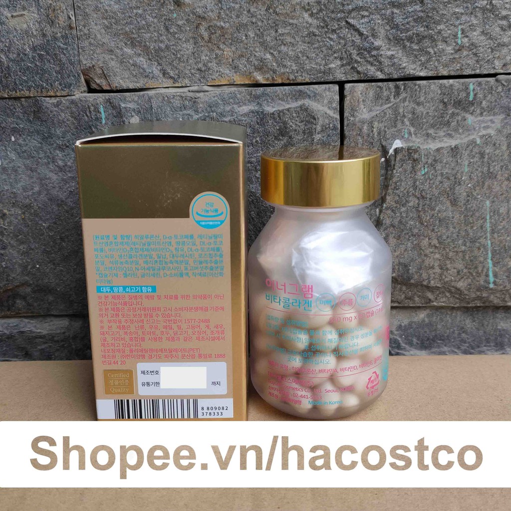 Viên Uống Cấp Nước Inner Gram Vita Collagen 60 viên Hàn Quốc - Hỗ trợ đẹp da Daycell Bio | BigBuy360 - bigbuy360.vn