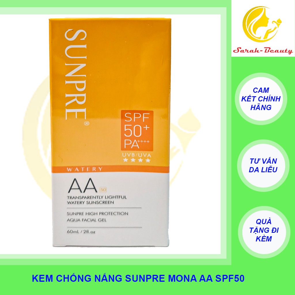 [CHÍNH HÃNG] KEM CHỐNG NẮNG SUNPRE MONA FREMA AA SPF50