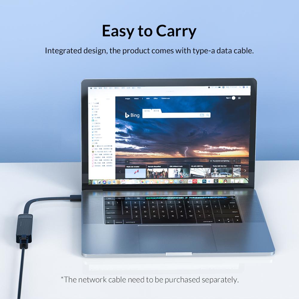 ORICO Bộ Chuyển Đổi Usb 3.0 Gigabit Ethernet Sang Usb Rj45 Lan Không Cần Driver Cho Windows Xp Xiaomi | BigBuy360 - bigbuy360.vn