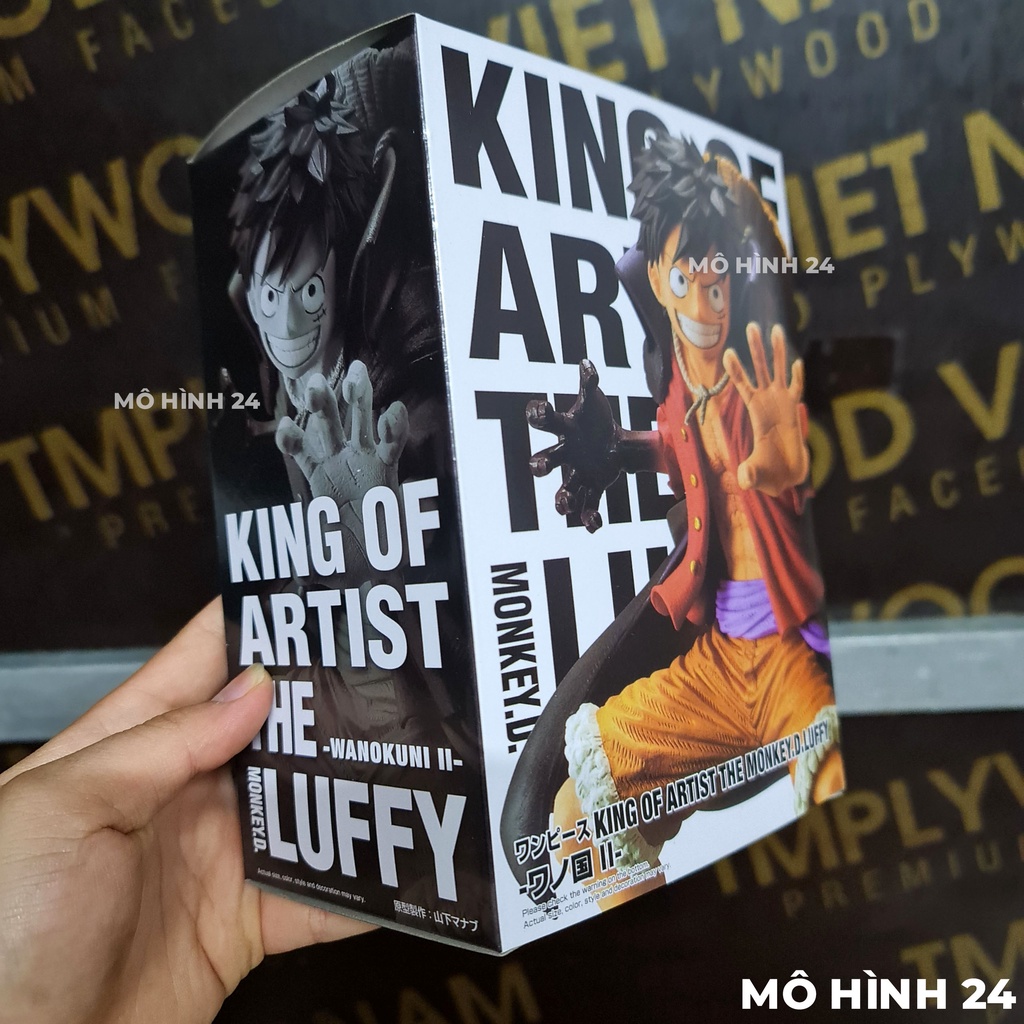 ĐỒ CHƠI TƯỢNG MÔ HÌNH LUFFY WANOKUNI 2 king of artist the luffy figure one piece đảo hải tặc lù lufy 24group mô hình 24
