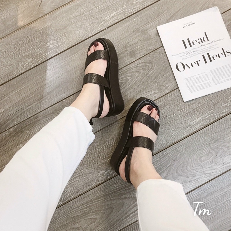 Sandal bánh mì 2 quai trần chỉ 5p