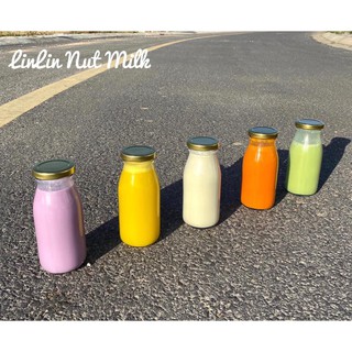 Chai thủy tinh đựng sữa nắp kim loại 250ml