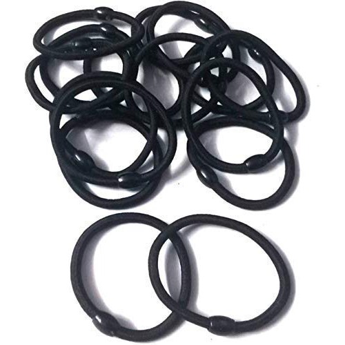 Dây buộc tóc đen trơn cho nữ