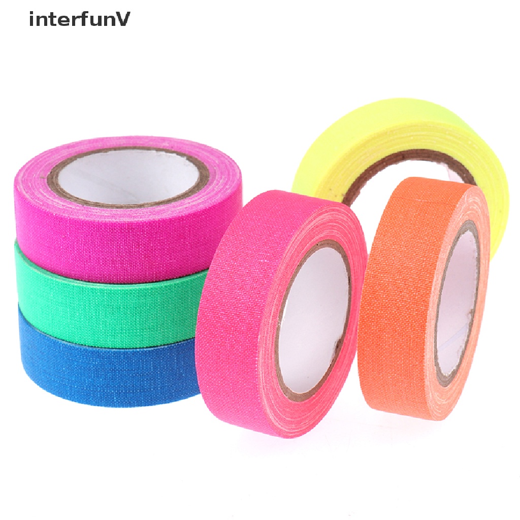 [InterfunV] 6 Cuộn Băng Keo Phản Quang UV Ánh Sáng Trong Bóng Tối