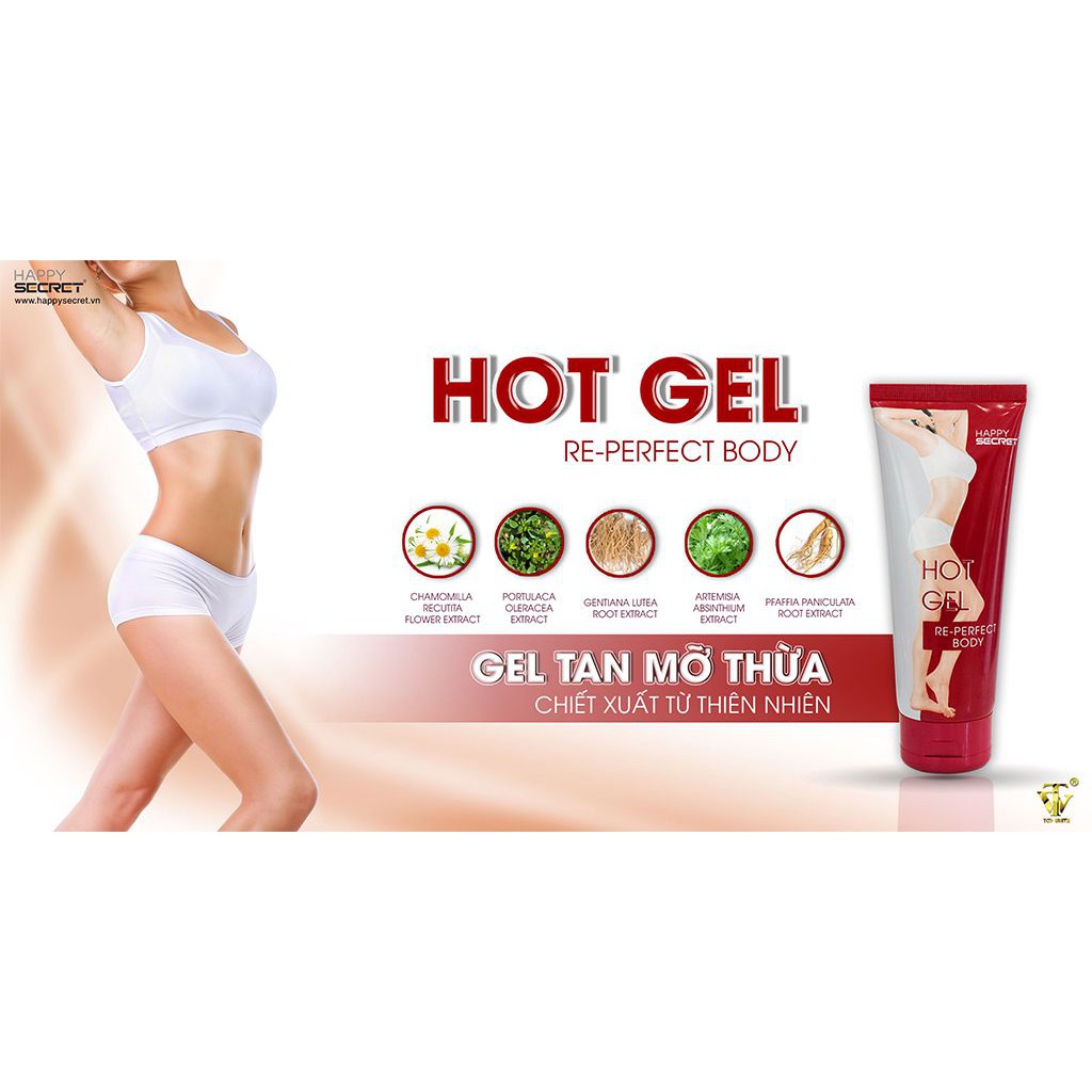 KEM TAN MỠ HOT GEL TOP WHITE.