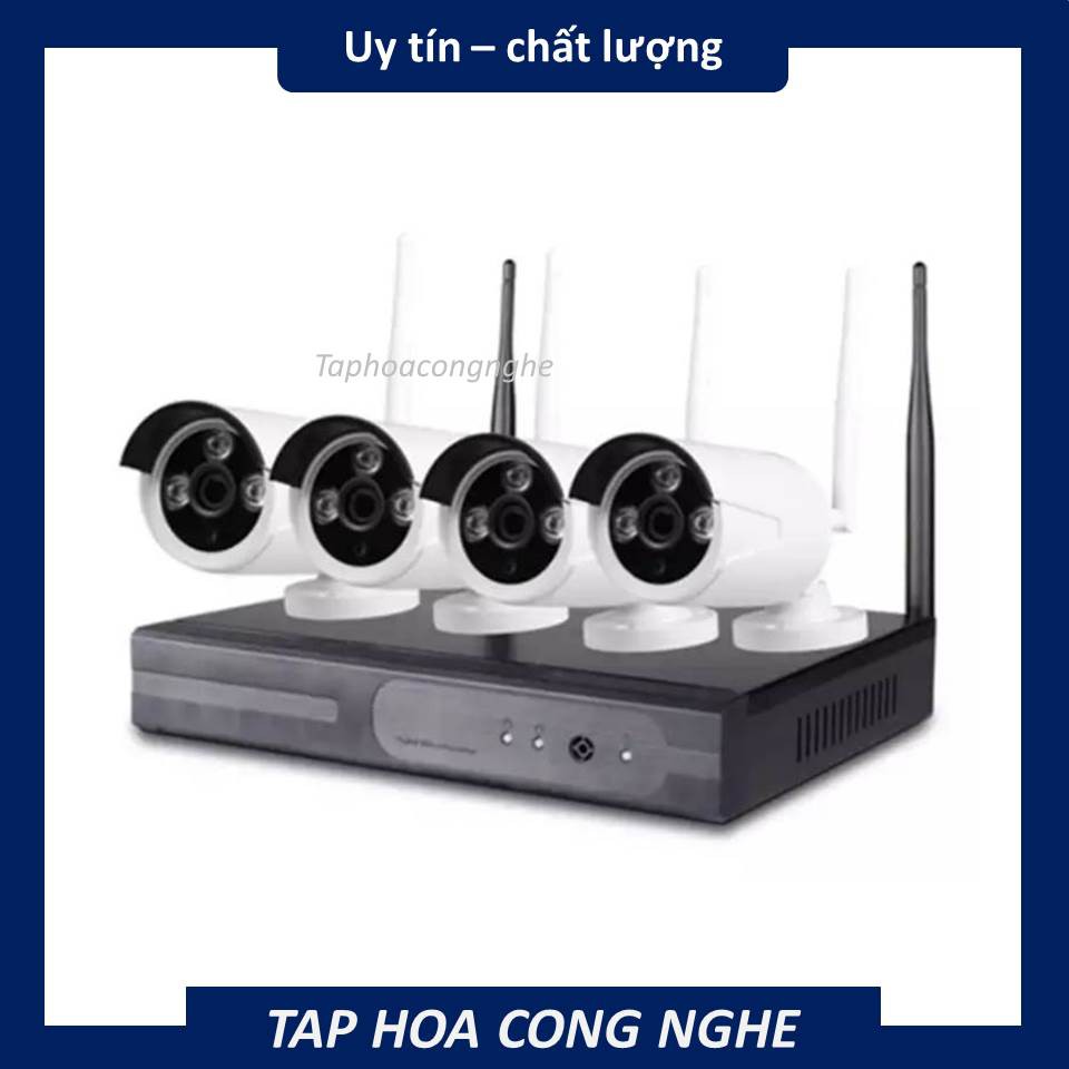 Bộ đầu ghi NVR kit wifi 4 mắt/ 8 mắt camera wifi 2.0M 1080P