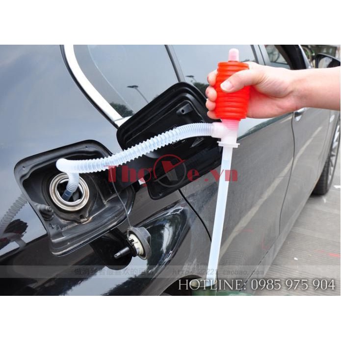 Dụng cụ hút xăng dầu bằng tay cho ô tô, xe máy - Thế Giới Thợ Xe