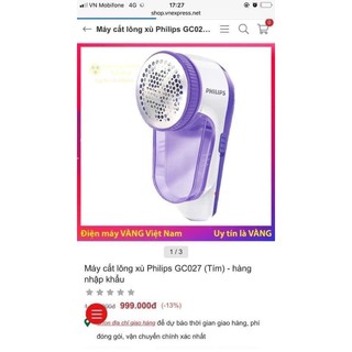 Máy cắt lông xù Phillips