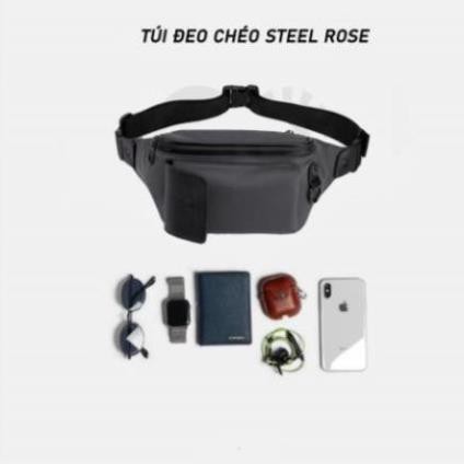 Túi đeo chéo nam thời trang cao cấp Steel Rose , túi đeo chéo, ngực, bụng, hông phong cách đơn giản hiện đại.