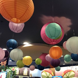 Đèn lồng giấy 30 cm - cầu tròn chất lượng cao