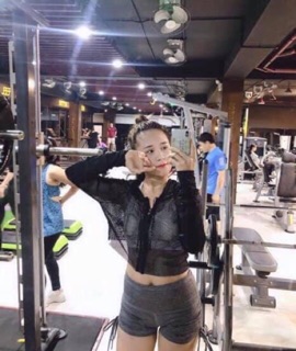 ÁO KHOÁC LƯỚI MẶC NGOÀI CÓ NÓN TẬP GYM, PICKLEBALL