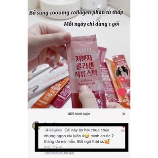 THẠCH COLLAGEN INNERCOL VỊ LỰU VÀ CHERRY ĐẸP DA
