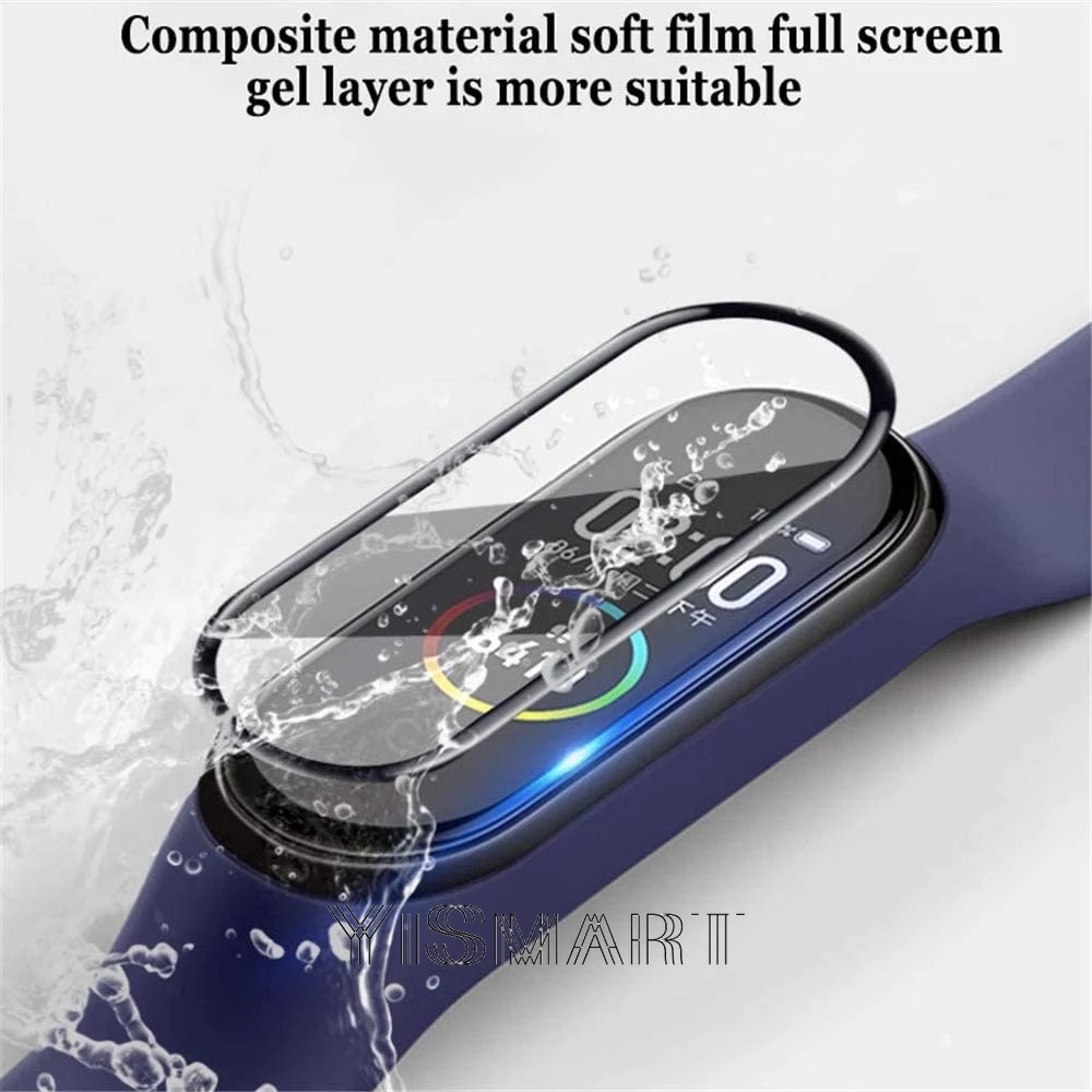 Miếng Dán Bảo Vệ Màn Hình 3D Bằng TPU Cho Xiaomi Mi Band 7 / 6 / 5 / 4 / 3 NFC Miband 3 4 5 6 7 Pro 7pro