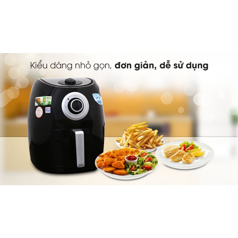 Nồi chiên nướng chân không đa năng Magic Korea A84 4.4 lít (Đen) [BH 12 THÁNG]