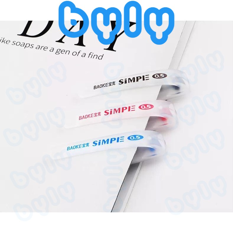 Bút gel ngòi 0.5mm Simple Baoke PC3298