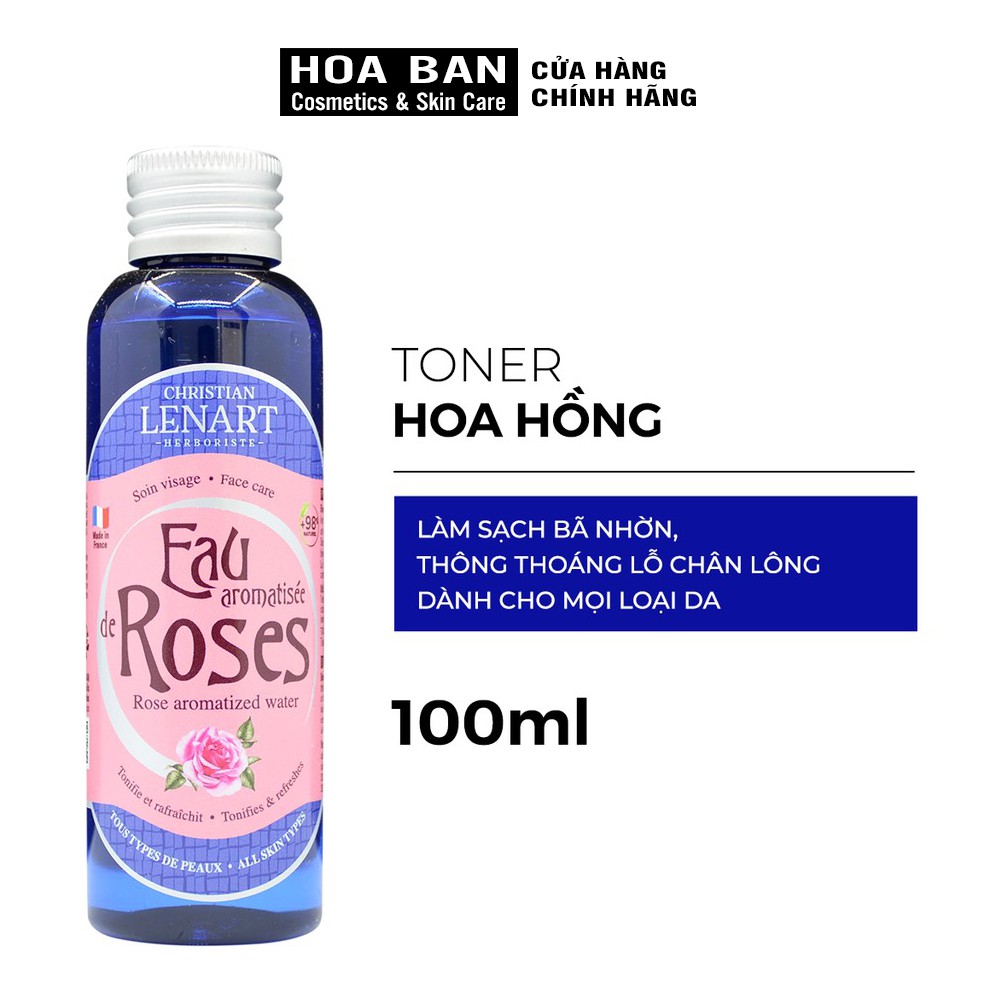 Toner Hoa Hồng Christian Lenart 100ml