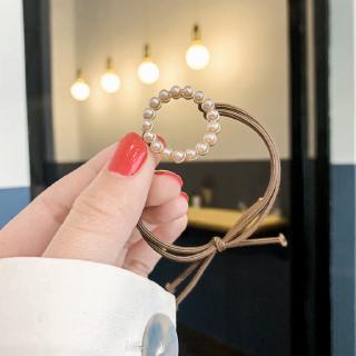 Dây buộc tóc đính hạt giả ngọc trai