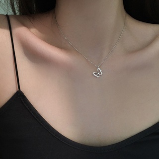 Vòng cổ Mặt Bướm Đính Đá Pha Lê Thanh Lịch