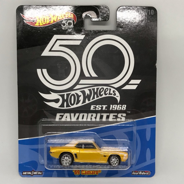 Xe mô hình Hotwheels 50th, tỉ lệ 1/64