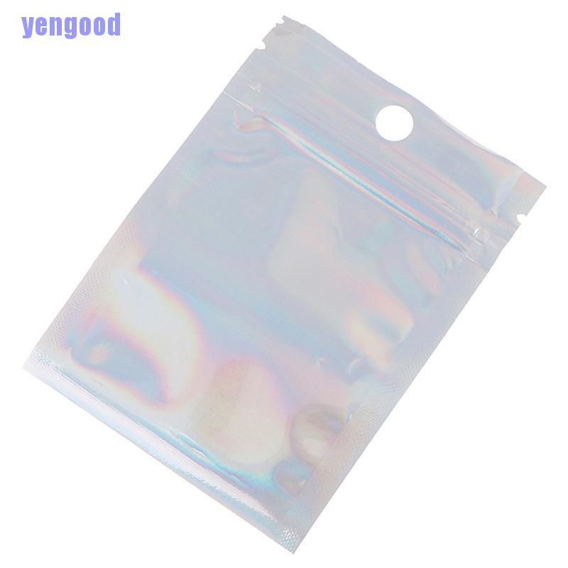 Túi Nhựa Đựng Kem Kỹ Thuật Số Màu Cầu Vồng Trang Trí