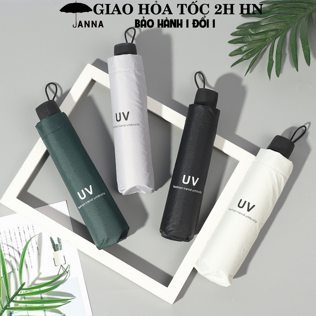 Ô che mưa gấp gọn loại đẹp, dù che nắng chống tia UV cầm tay- Janna Umbrella
