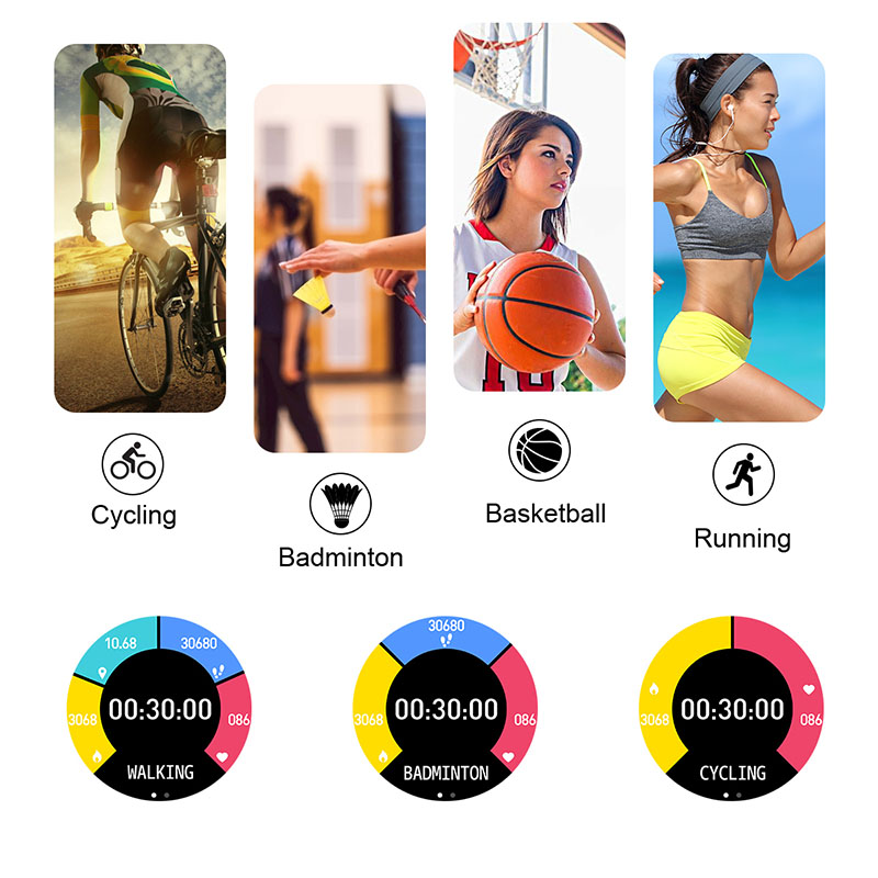 Đồng Hồ Thông Minh Dt86 1.09inch Chống Thấm Nước Ip67 Theo Dõi Sức Khỏe Kèm Phụ Kiện