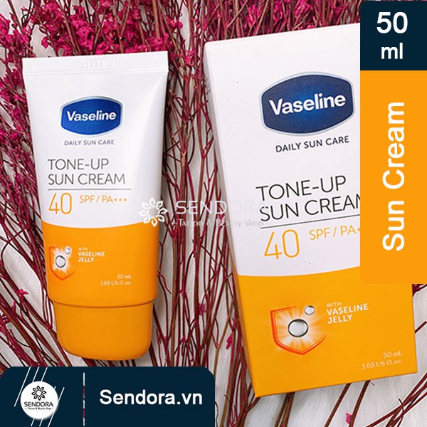 Kem chống nắng Vaseline nâng tông SPF40/PA+++ daily sun care tone up sun cream 50ml