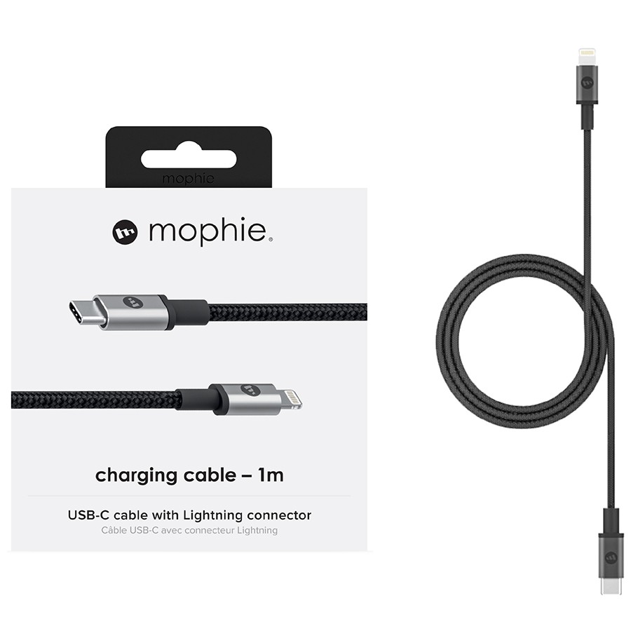 [CHUẨN MFI] Cáp USB-C To Lightning 1m Mophie Cho iPhone  Type C To Lightning