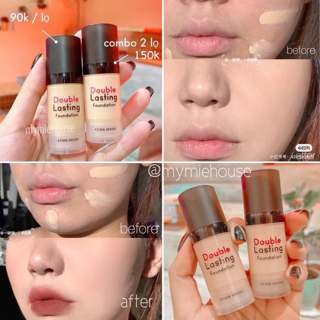 🌸Kem nền .Etude. House Double lasting Foundation