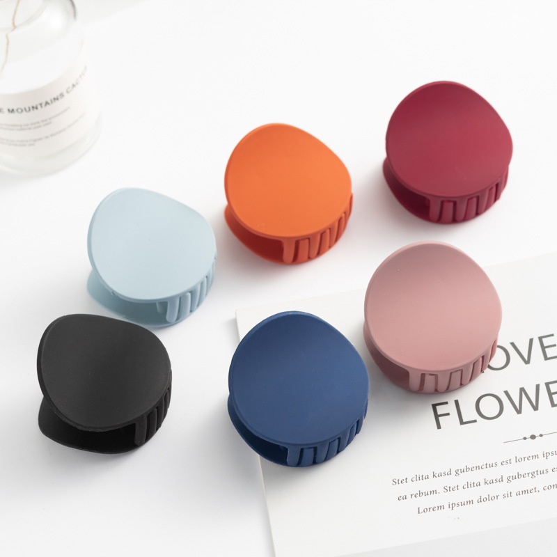 Kẹp Tóc Acrylic Màu Sắc Trơn Thời Trang 2022