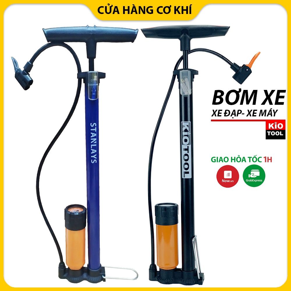 Bơm xe đạp xe máy thiết kế rất tiện lợi và dễ dàng sử dụng, có thể đem theo Thiết kế thông minh lực bơm nhẹ nhành