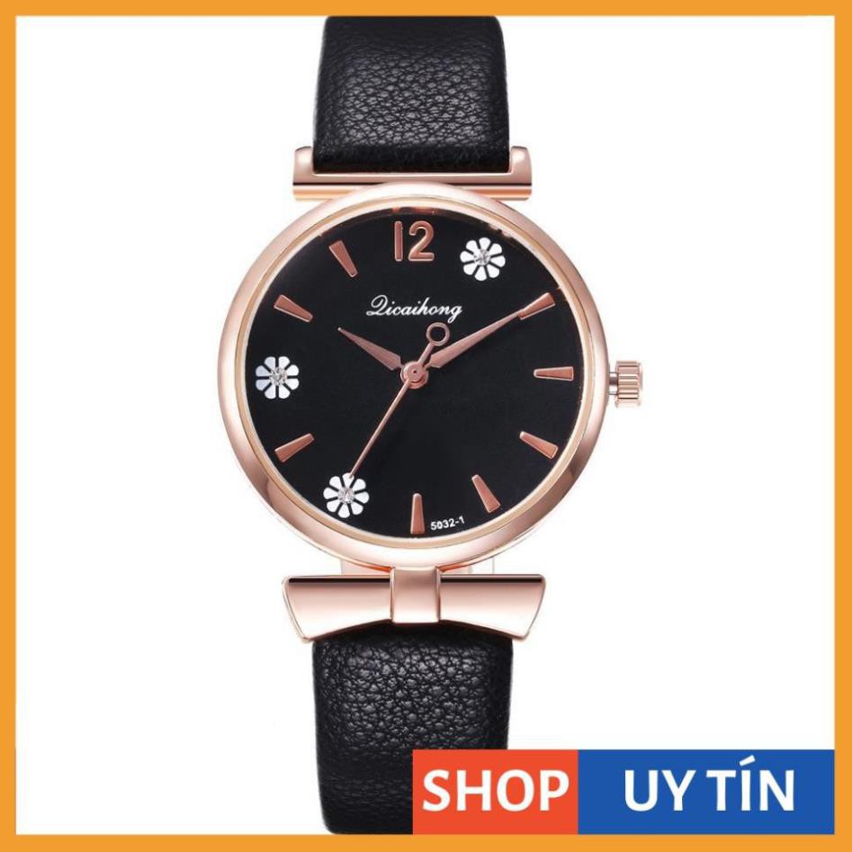 [Hàng Cao Cấp] - Đồng hồ nữ Qicaihong mặt hoa độc đáo nổi bật | BigBuy360 - bigbuy360.vn