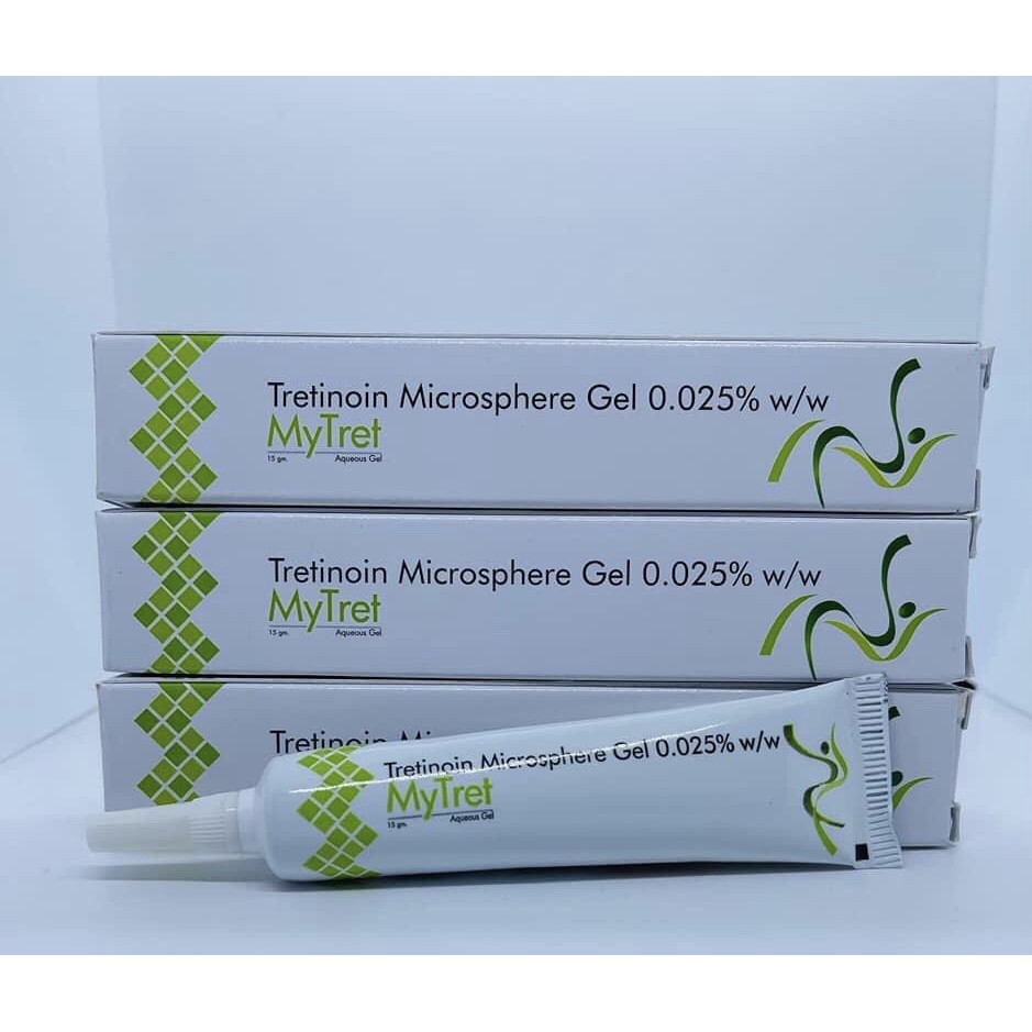 Tretinoin Microsphere Gel MyTret Mytret 0,025% 0.04% - 0.1% - Gel hỗ trợ giảm mụn, chống lão hóa