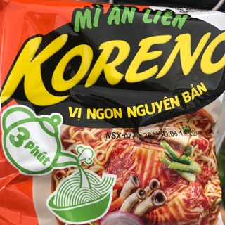Mì Koreno vị nguyên bản mới 75g