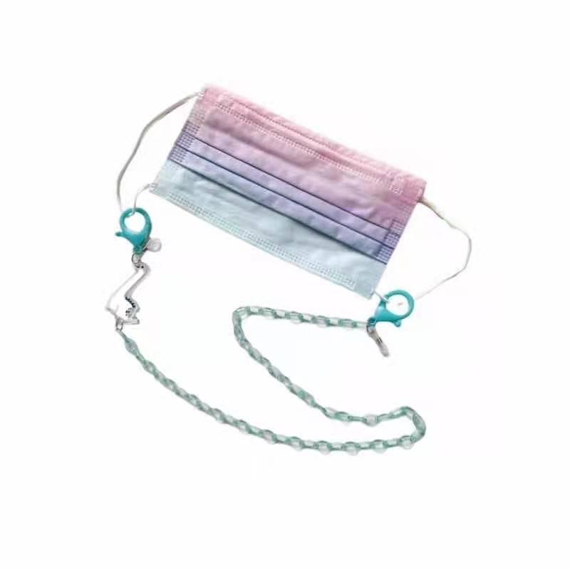 Dây đeo mắt kính bằng acrylic màu kẹo hình khủng long hoạt hình dễ thương sáng tạo