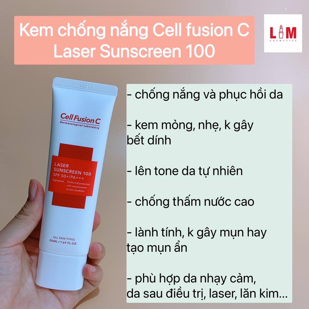 Kem chống nắng Cell Fusion C Laser Sunscreen 50ml [Chính Hãng]