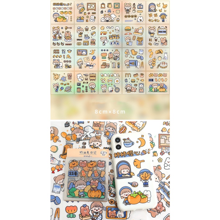 Hot 1 Miếng Sticker 2D chỉ 1K Siêu Dễ Thương Để Dán Bình Nước Sách Vở Sổ Sách Cực Xinh Phù Hợp Cho mọi người