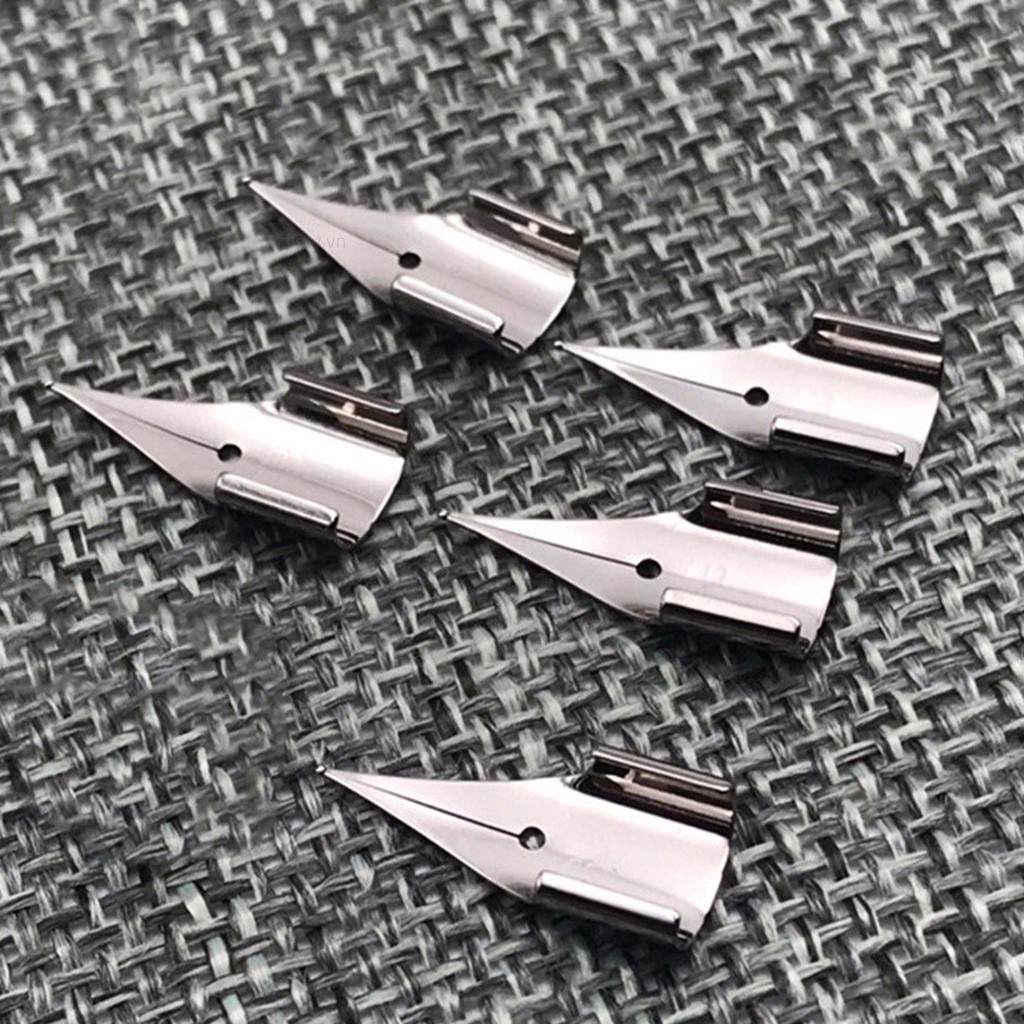 ✨maimy✨5pcs 0.38mm Fountain Pen Nibs Stainless Steel For LAMY/Wing Sung 3008/Hero 359